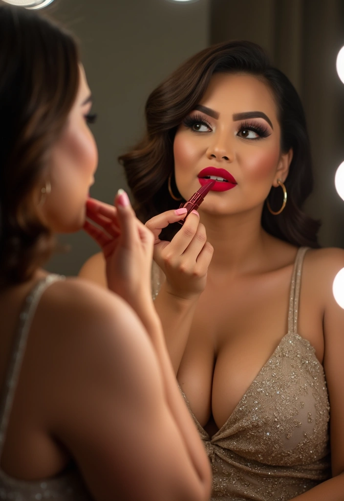 25 Drinks Outfit Evening Styling Tips To Wear With Confidence - 17. Play Up Your Makeup