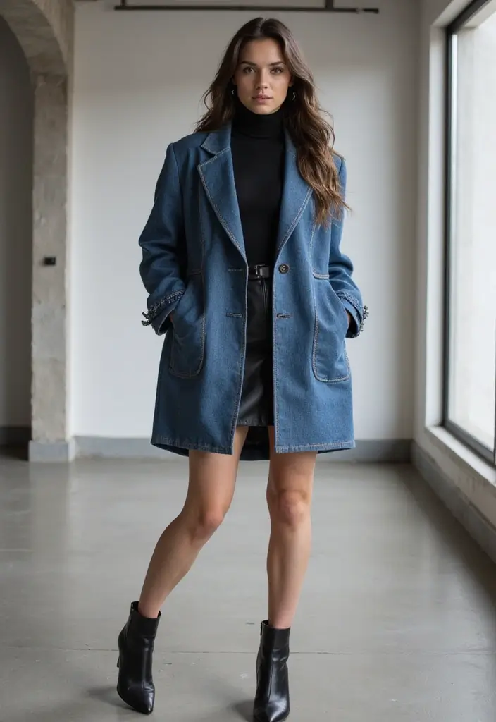 25 Must-Try Oversized Blazer Outfit Combos This Season - 9. Textured Layers
