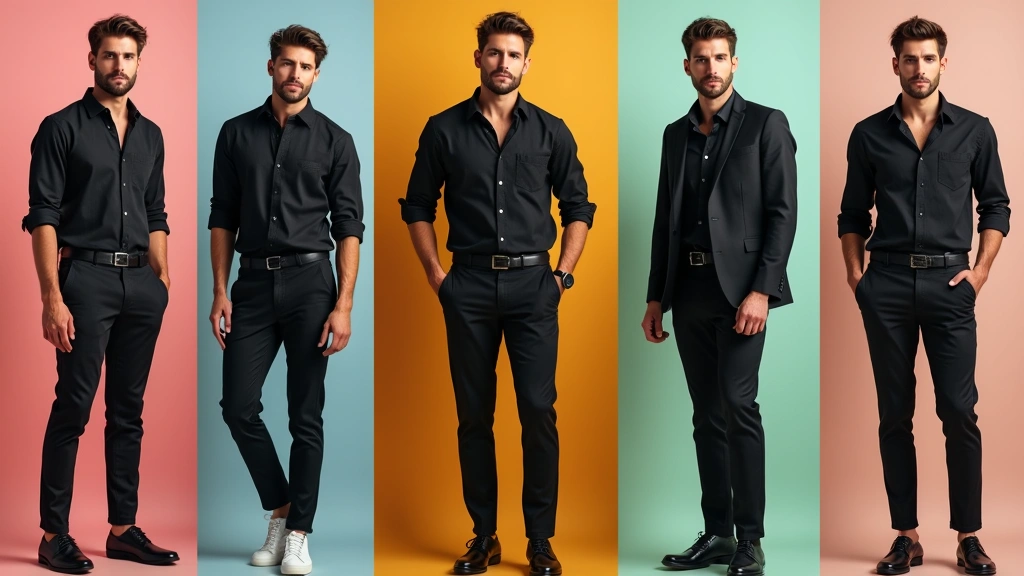 26 Camisas Negras Hombre Outfit Inspirations For Real Life