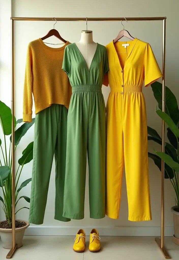 27 Green And Yellow Outfit Styling Tips To Wear With Confidence - 26. Seasonal Switch-Up
