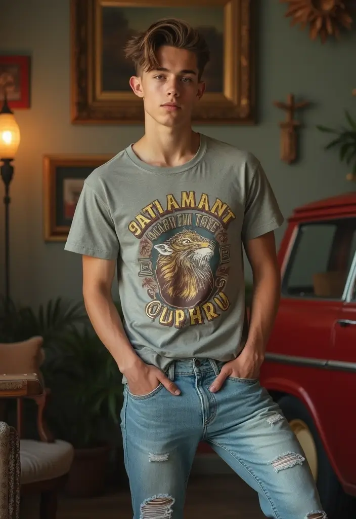 27 Must-Try Bad Boy Outfit Combos This Season - 14. Vintage-Inspired Pieces