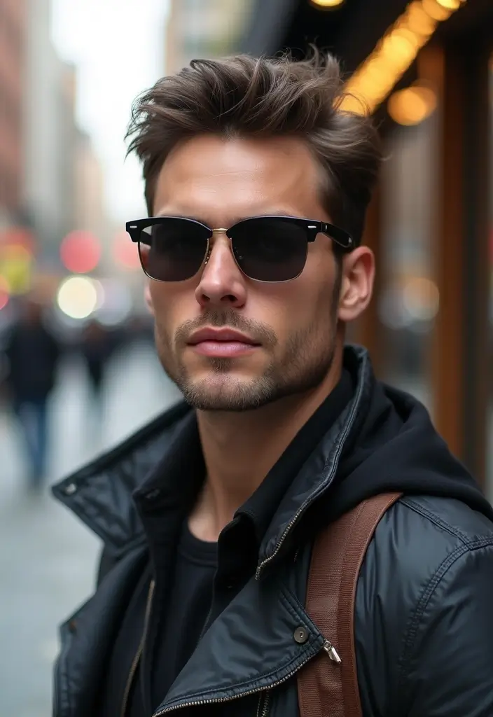 27 Must-Try Bad Boy Outfit Combos This Season - 20. Statement Sunglasses