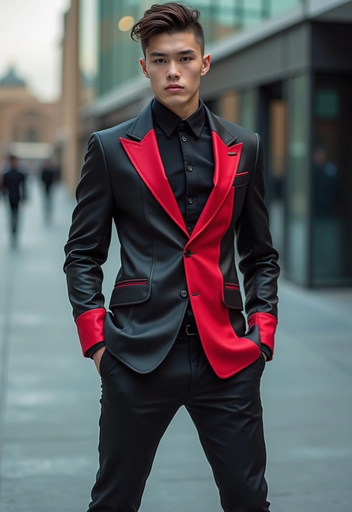 27 Must-Try Bad Boy Outfit Combos This Season - 27. The Edgy Suit Look