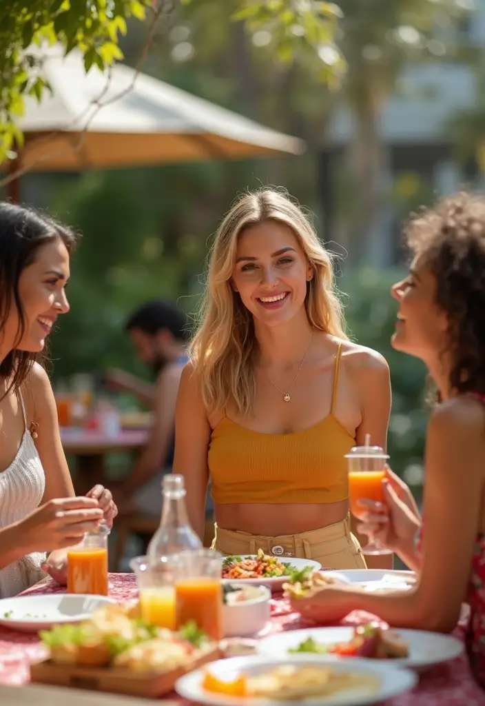 27 Must-Try Outfit Para Desayuno Combos This Season - 10. Crop Top & High-Waisted Pants