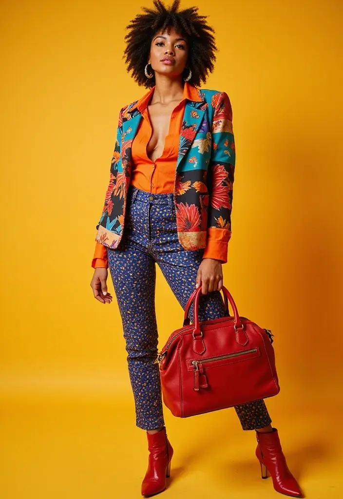 27 Trendy Red Bag Outfit To Refresh Your Closet - 27. Match Your Mood