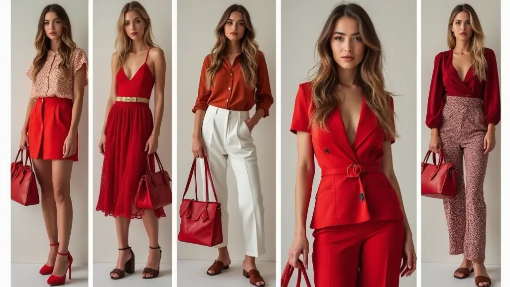 27 Trendy Red Bag Outfit To Refresh Your Closet