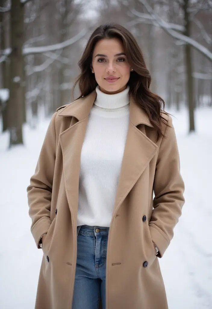 27 White Top Outfits That Flatter Every Figure - 21. The Classic White Henley