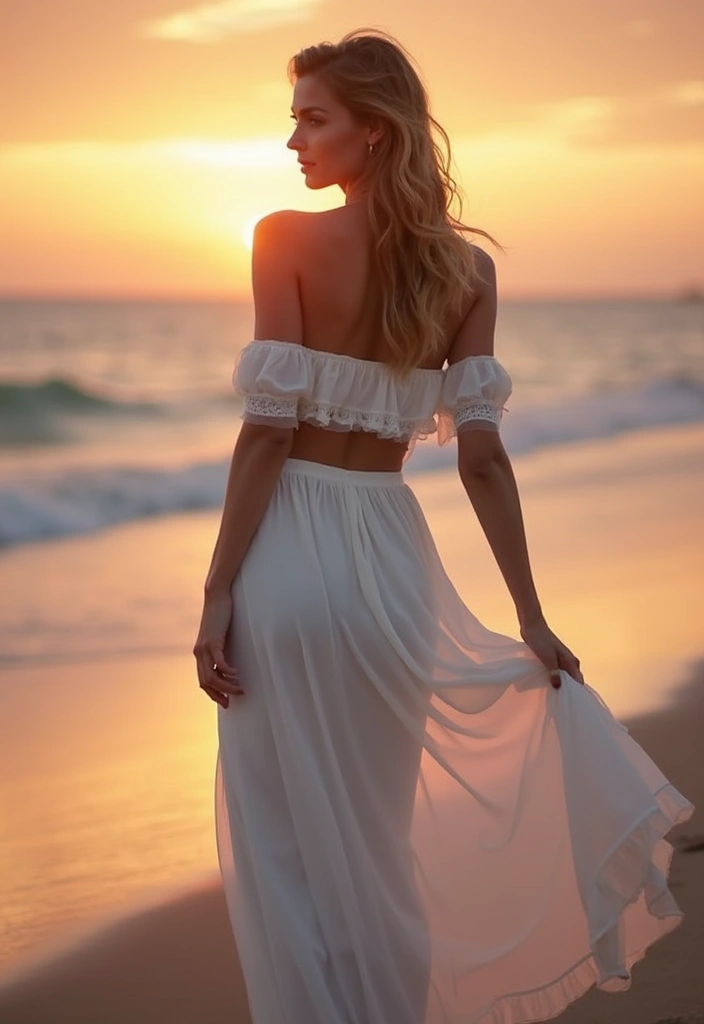 27 White Top Outfits That Flatter Every Figure - 4. The Elegant White Off-Shoulder Top