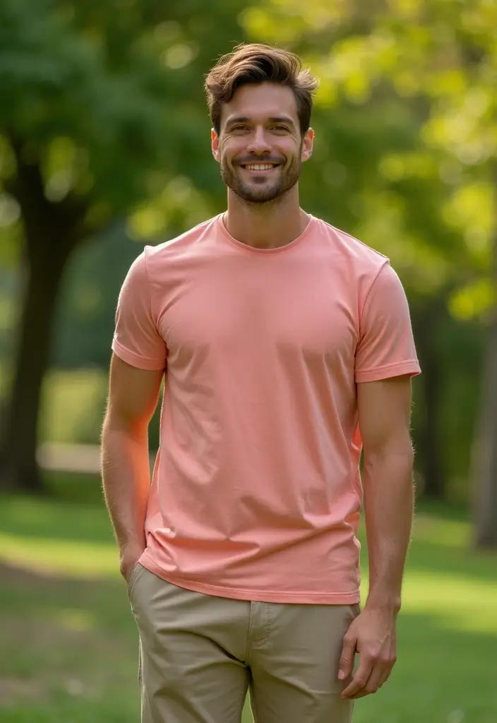 28 Chic Boy Outfit Ideas To Copy Right Now - 2. Organic Cotton Tee and Chinos