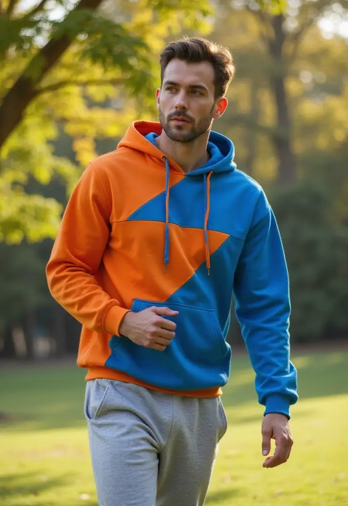 28 Grey Sweatpants Outfit Men That Flatter Every Figure - 2. Sporty Look with a Hoodie