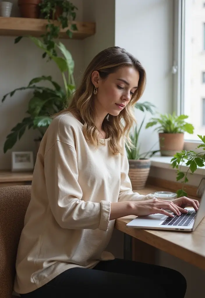 28 Stylish Comfy Work Outfit For Every Occasion - 27. Chic Tunic Top with Leggings