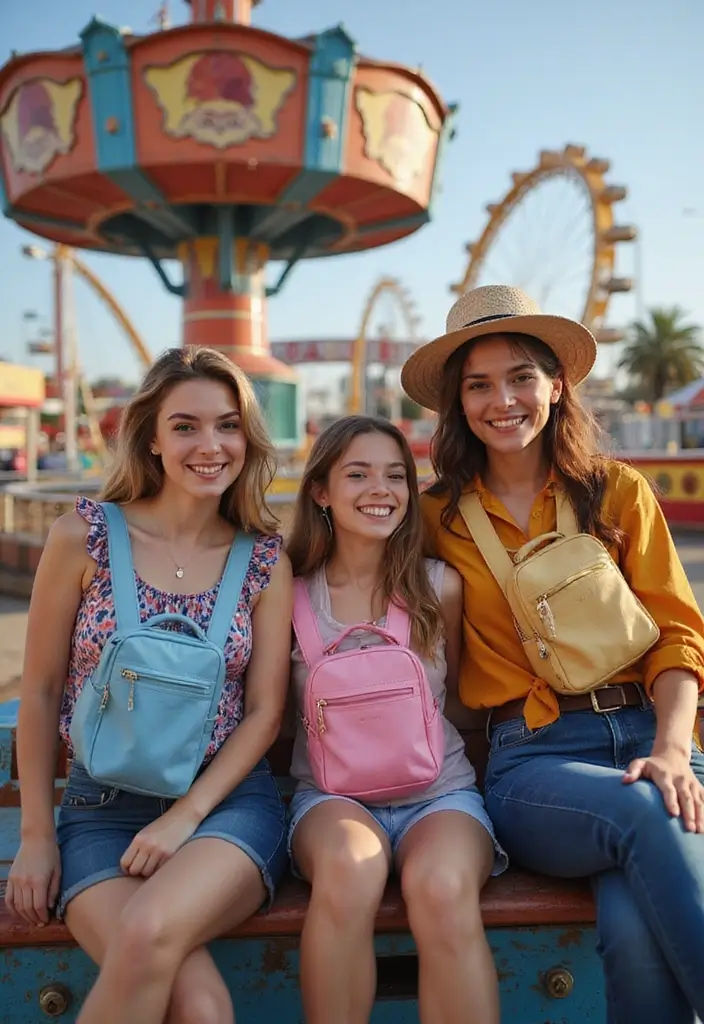 29 Amusement Park Outfit Looks That Will Upgrade Your Wardrobe - 10. Trendy Bumbags for Convenience