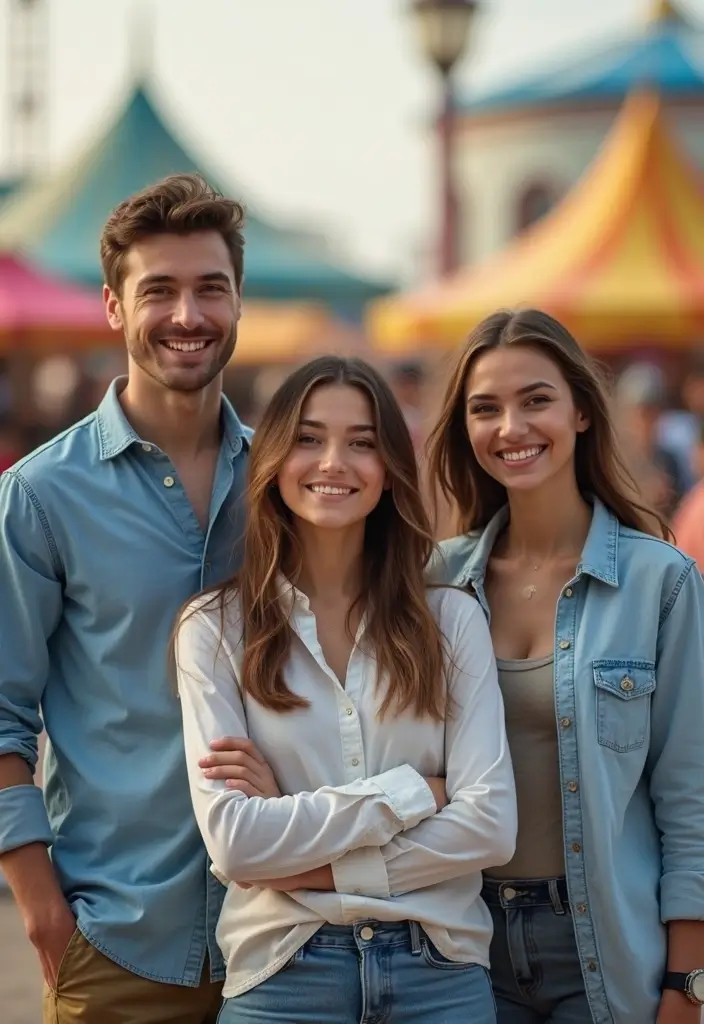 29 Amusement Park Outfit Looks That Will Upgrade Your Wardrobe - 17. Casual Button-Ups for Elevation