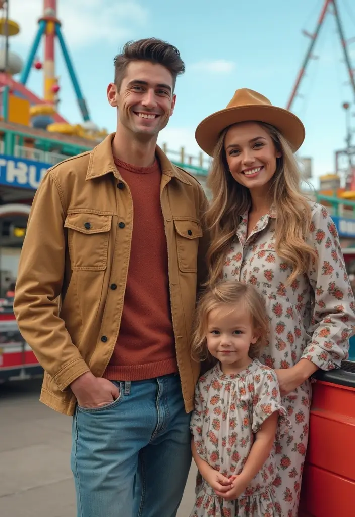 29 Amusement Park Outfit Looks That Will Upgrade Your Wardrobe - 18. Mix and Match Patterns for Fun