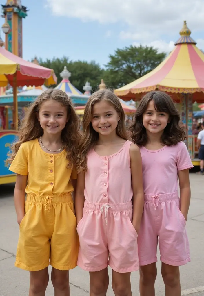 29 Amusement Park Outfit Looks That Will Upgrade Your Wardrobe - 20. Trendy Playsuits for All-Day Fun