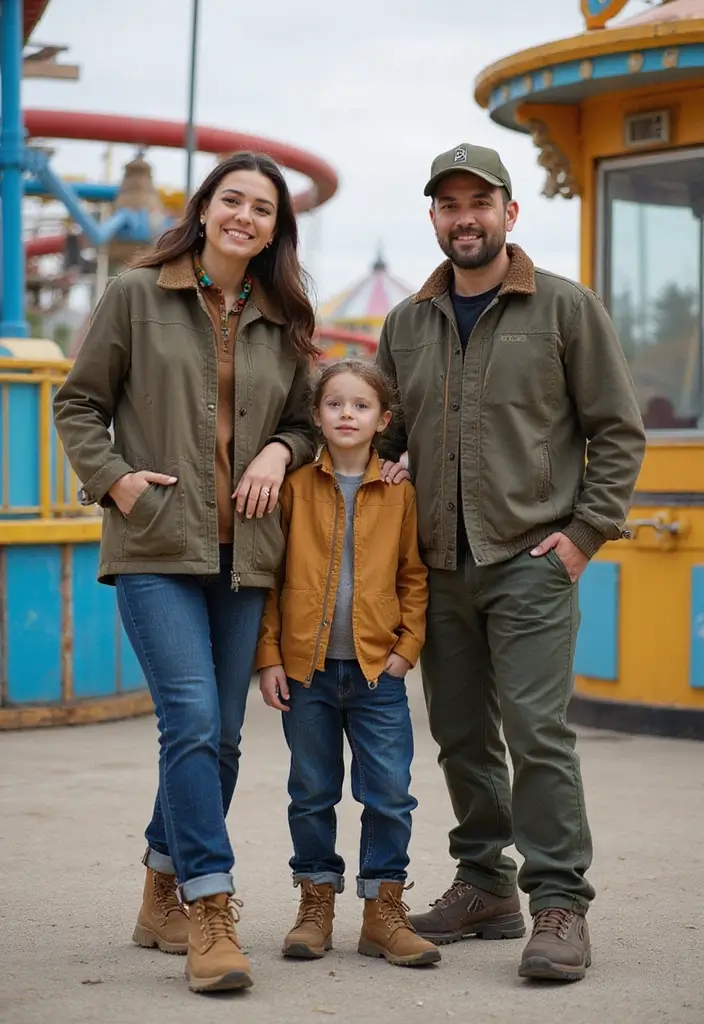 29 Amusement Park Outfit Looks That Will Upgrade Your Wardrobe - 25. Practicality Meets Style in Utility Wear