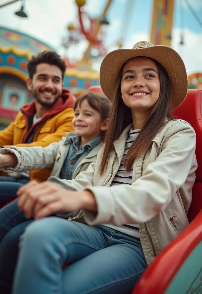 29 Amusement Park Outfit Looks That Will Upgrade Your Wardrobe - 7. Layering with Light Jackets for Cool Days