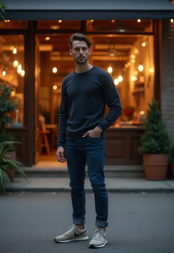 29 Fresh Nike P6000 Outfit Man Ideas You Need To Try - 10. Date Night Casual