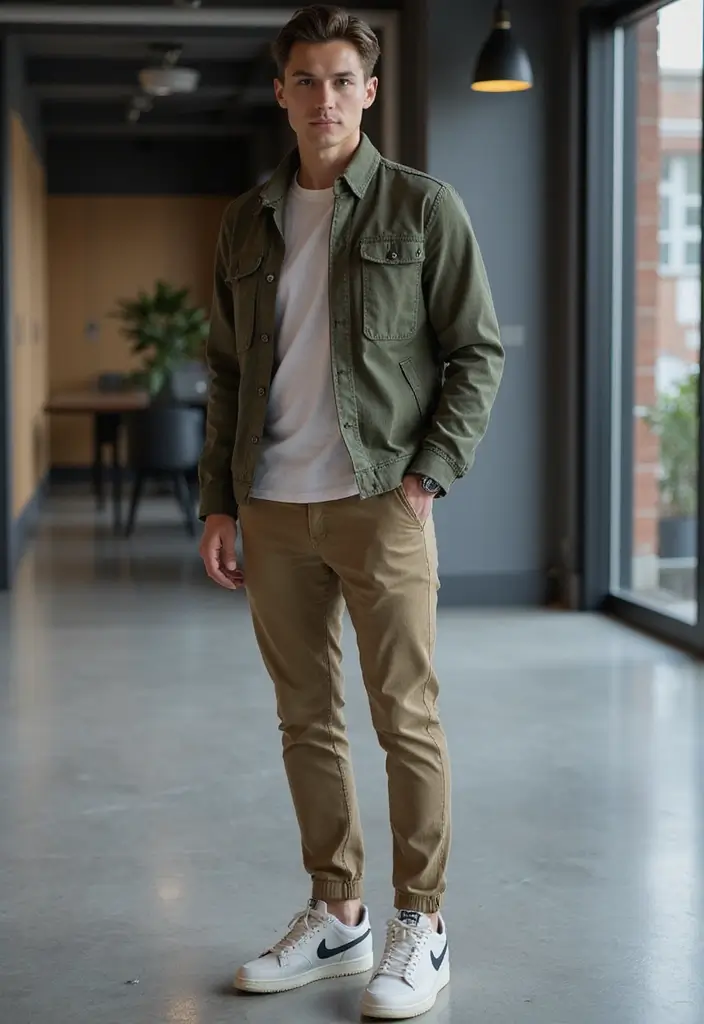 29 Fresh Nike P6000 Outfit Man Ideas You Need To Try - 14. Workwear Vibes