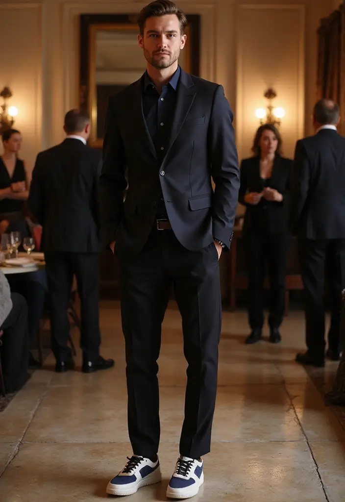 29 Fresh Nike P6000 Outfit Man Ideas You Need To Try - 25. Formal Footwear Twist