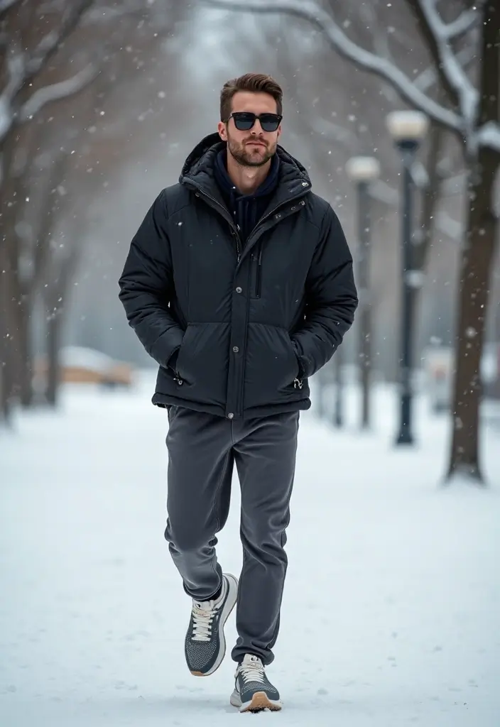 29 Fresh Nike P6000 Outfit Man Ideas You Need To Try - 29. Stay Cozy in Style