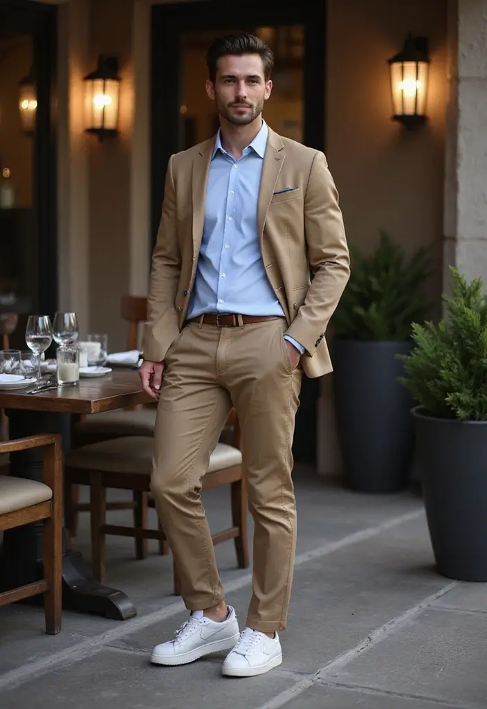 29 Fresh Nike P6000 Outfit Man Ideas You Need To Try - 6. Smart-Casual Combo