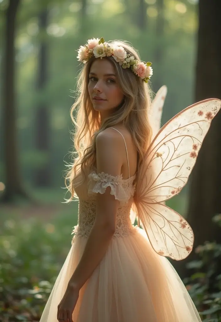 29 Stylish Doll Outfit Dress To Impress For Every Occasion - 20. Whimsical Fairy Costume
