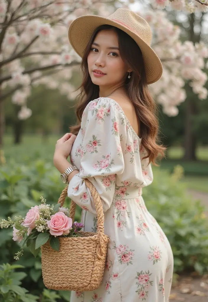 29 Stylish Doll Outfit Dress To Impress For Every Occasion - 24. Charming Spring Outfit
