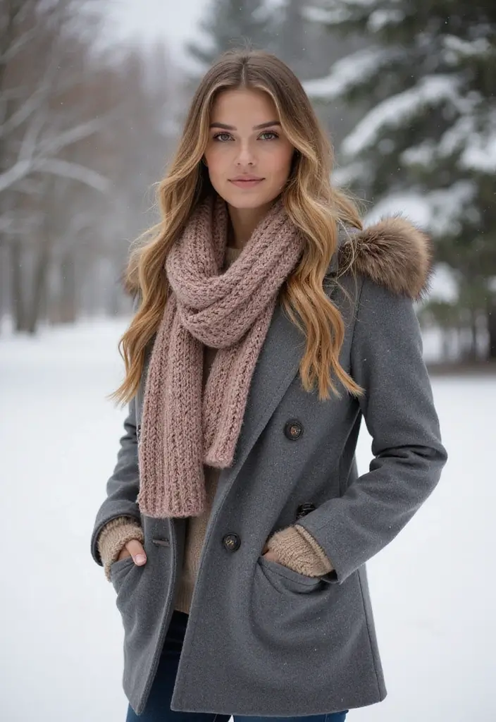 29 Stylish Doll Outfit Dress To Impress For Every Occasion - 26. Cozy Winter Outfit