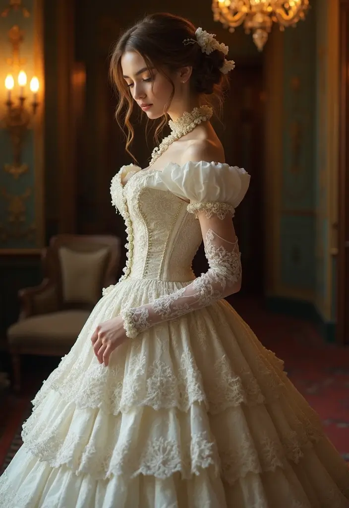 29 Stylish Doll Outfit Dress To Impress For Every Occasion - 3. Elegant Victorian Dress