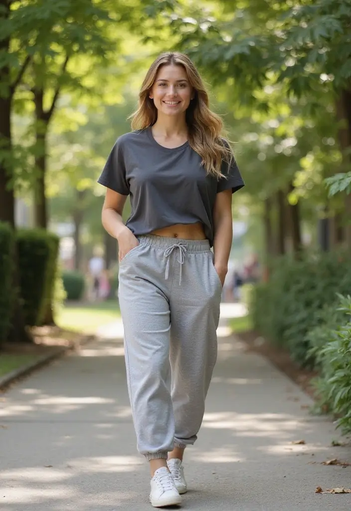 29 Stylish Outfit Show Sertanejo For Every Occasion - 12. Comfy Athleisure Styles