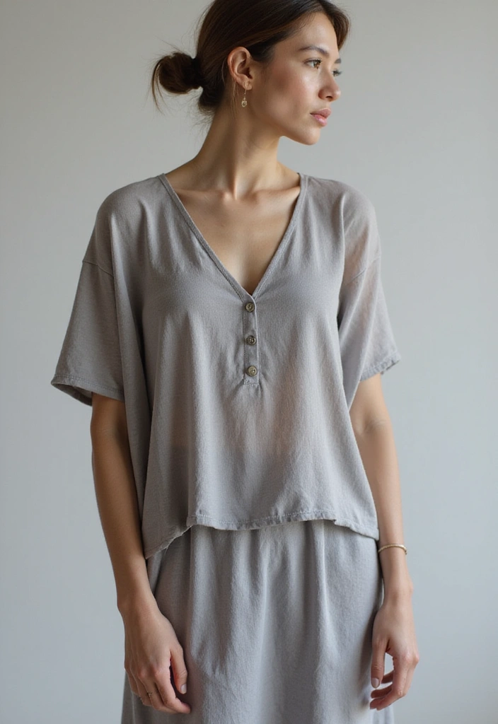 30 Grey Dress Outfit Styling Tips To Wear With Confidence - 19. Layer with Lightweight Fabrics