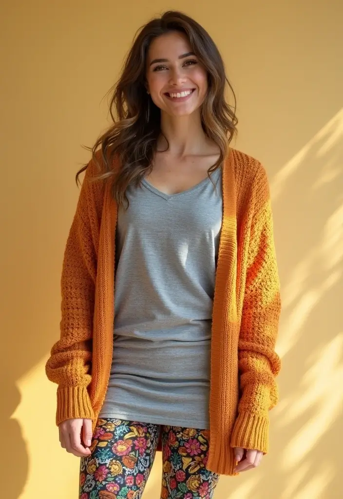 30 Grey Dress Outfit Styling Tips To Wear With Confidence - 7. Brighten Up with Colorful Layers