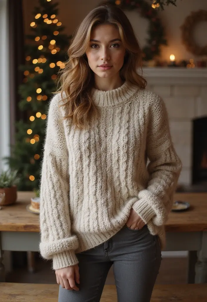 30 Idee Outfit Invernali Inspirations For Real Life - 14. Layered Knits