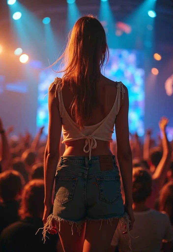 30 Stylish Rock Concert Outfits for Every Occasion - 29. Eco-Friendly Fashion: Upcycled Outfits