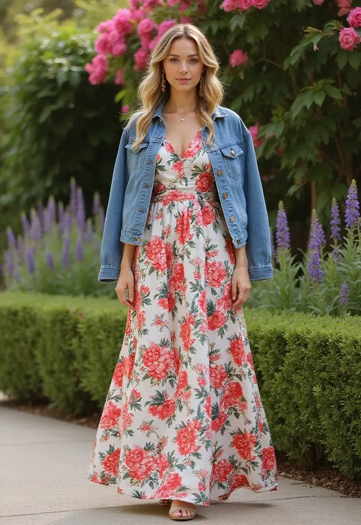 30 Trendy Outfit For Spring To Refresh Your Closet - 2. Floral Prints Galore