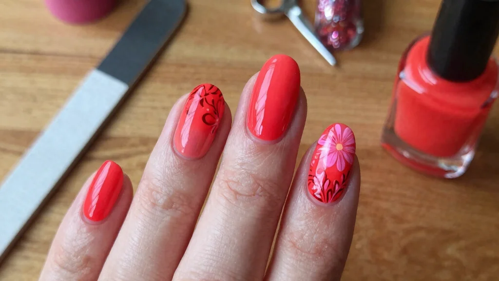 15 Neon Red Nails Ideas: Bold Statement Style