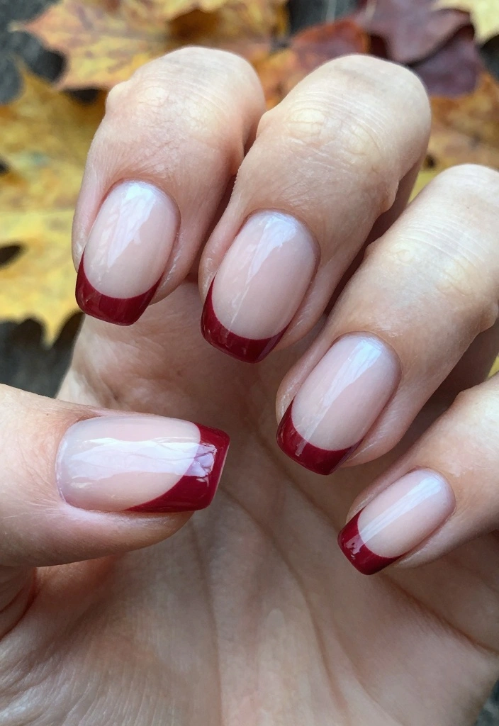 15 Simple Fall Nail Designs Ideas Easy Chic Looks - 8. The Classic French Twist 1