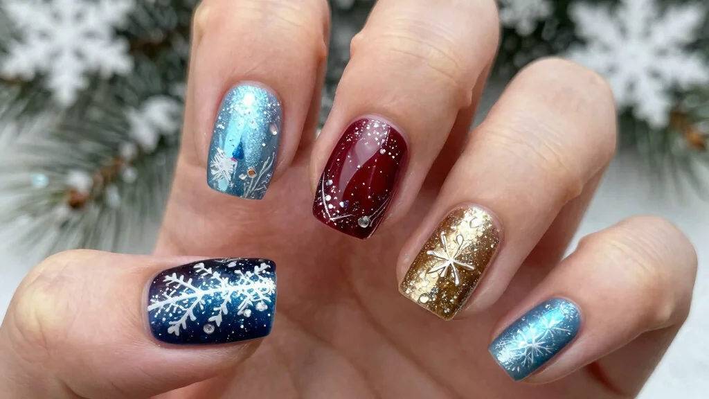 16 Nails Winter Ideas Trendy Cold Season Looks