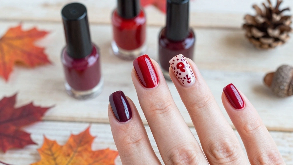16 Red Autumn Nails Ideas: Warm Seasonal Glam