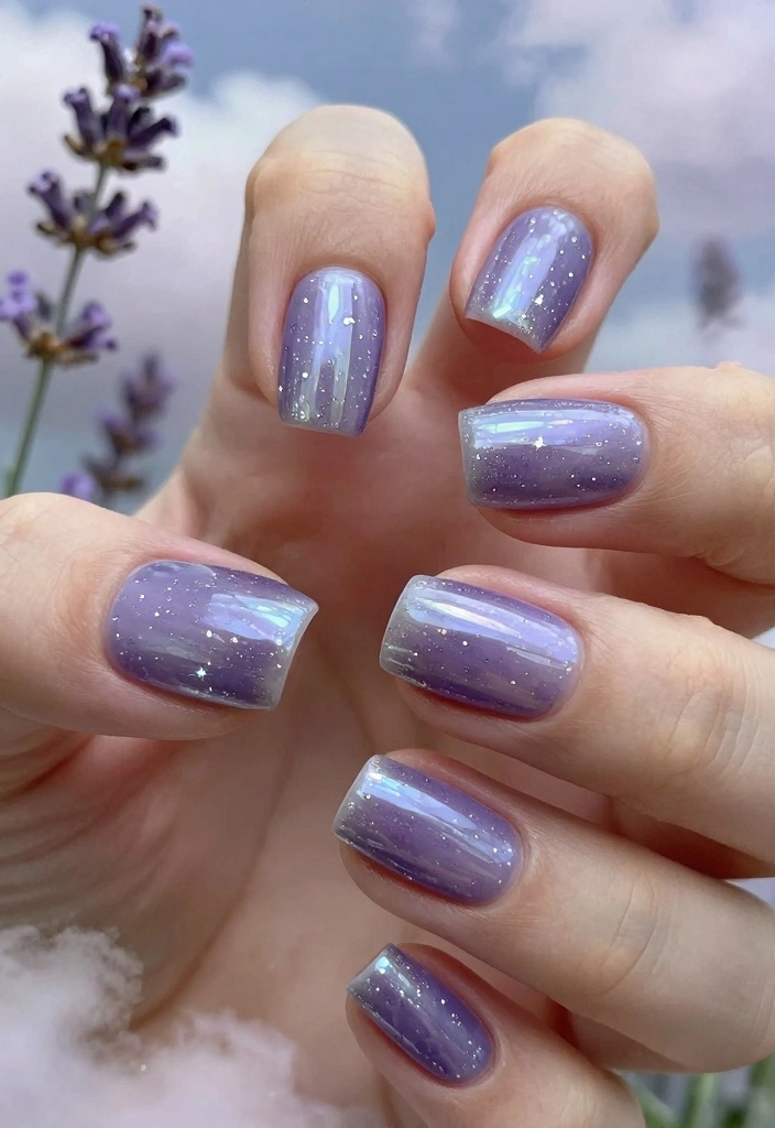 16 Summer Pastel Nail Ideas: Soft Fresh Colors - 10. Periwinkle Play 1