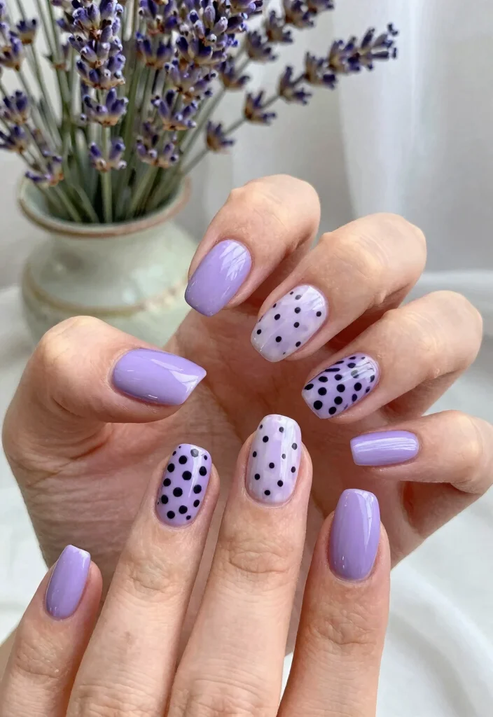 16 Summer Pastel Nail Ideas: Soft Fresh Colors - 3. Lavender Love 1