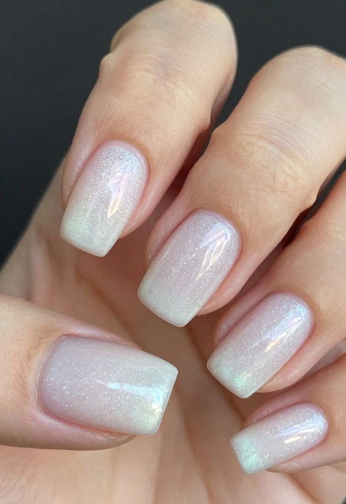 16 White Winter Nails Ideas for a Frosty Elegant Look - 2. Frosted French Tips 1