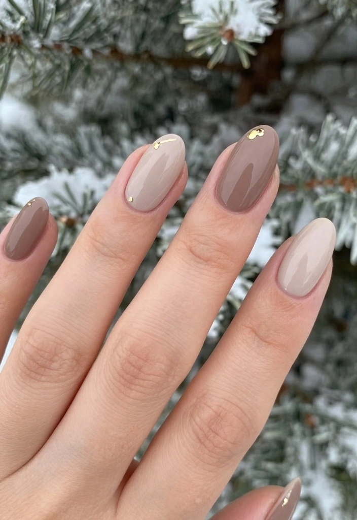 16 Winter Nails Ideas: Elegant Cold Season Looks - 13. Chic Neutrals 1