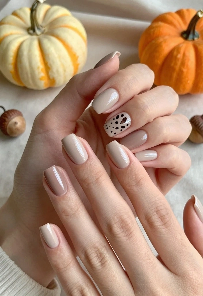 17 Neutral Fall Nail Color Ideas: Soft Elegant Tones - 17. Light Mocha 1