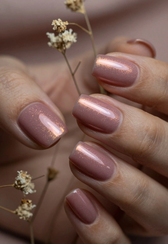17 Neutral Fall Nail Color Ideas: Soft Elegant Tones - 3. Dusty Rose Delight 1