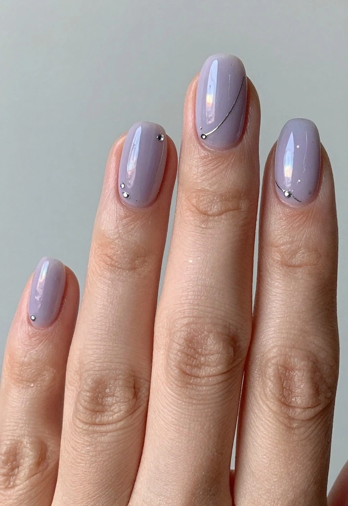 17 Neutral Fall Nail Color Ideas: Soft Elegant Tones - 8. Soft Lavender Mist 1