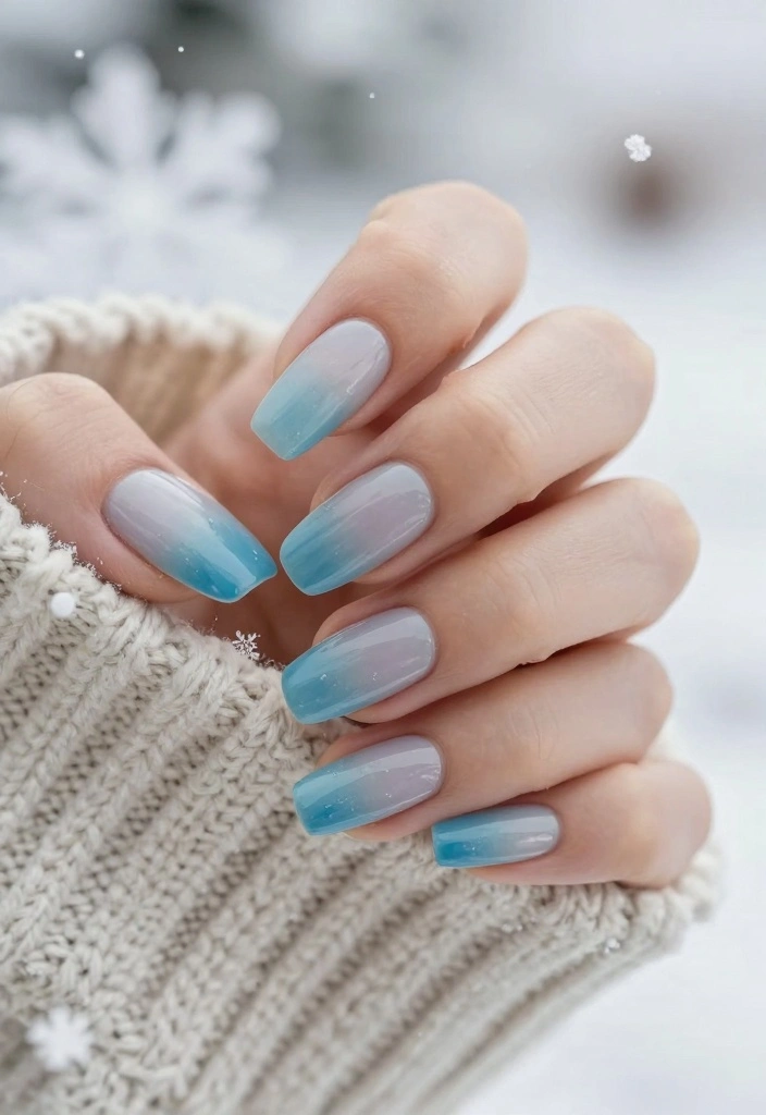17 Winter Almond Nails Ideas: Sleek Cold Season Shape - 2. Icy Blue Dreams 1