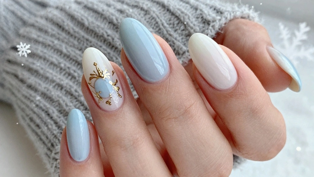 17 Winter Almond Nails Ideas: Sleek Cold Season Shape