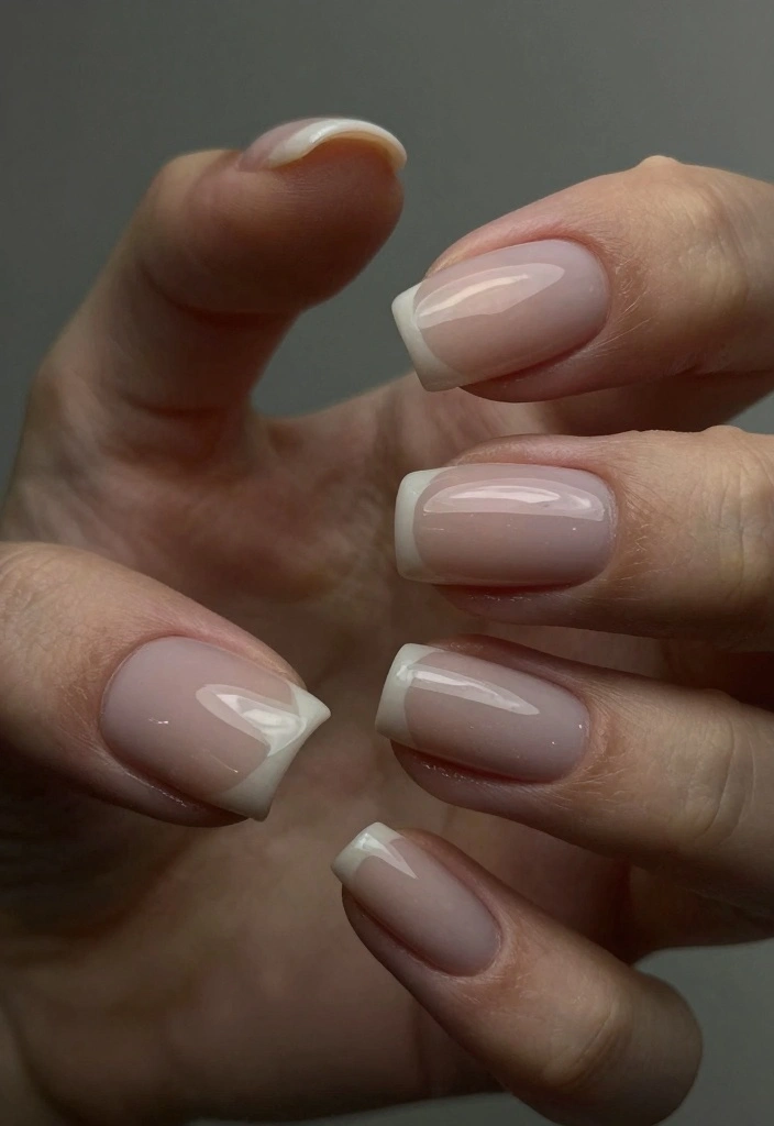 18 Simple Nail Art Ideas for Clean Creative Details - 18. Clean and Simple Clear Coat 1